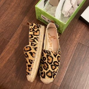 Sam Edelman leopard flats size 7